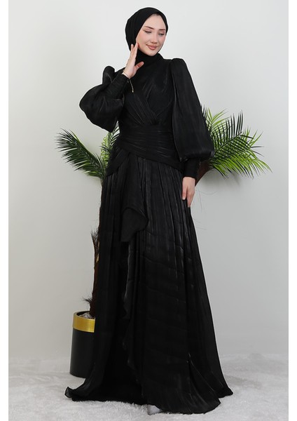 Lale Tesettür Abiye Siyah fırsatları