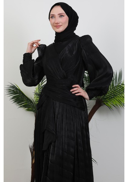 Lale Tesettür Abiye Siyah indirimleri