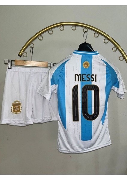 * ^^arjantin (Messi)(Sezon)) Mavi Beyaz Renk Çocuk Forması Bileklik+Çorap Hediyeli fiyatları