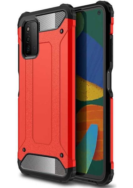Galaxy A03S Kılıf Zırh Tank Sert Korumalı Silikon Crash Silikon Kapak
