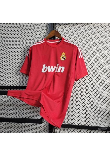Real. Madrid. Ronaldo Yetişkin Kırmızı Bwin Forması Spor T-Shirt