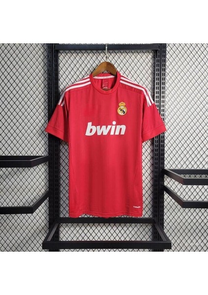 Real. Madrid. Ronaldo Yetişkin Kırmızı Bwin Forması Spor T-Shirt modelleri