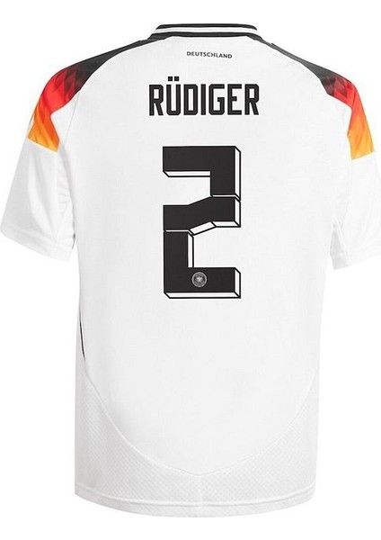 Almanya Euro 2024 Rudiger 2 Iç Saha Beyaz Forması