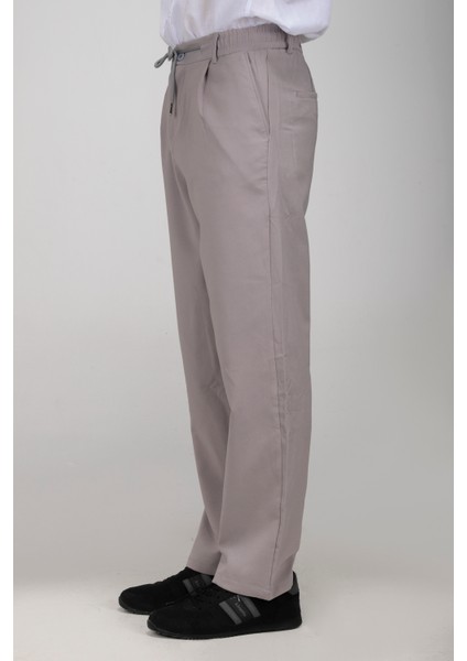 Erkek Gri Baggy Pantolon