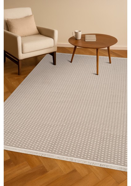 Katlanabilir,yıkanabilir,yüksek Kalite Pamuk Salon,oturma Odası,balkon Kilim Bej