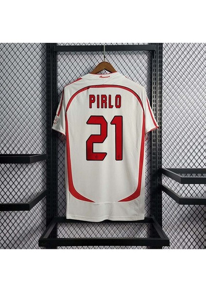 A.c M.i.la.n 2007 #21 Andrea Pirlo Baskılı Nostalji Yetişkin Forması ( Beyaz ) fırsatları
