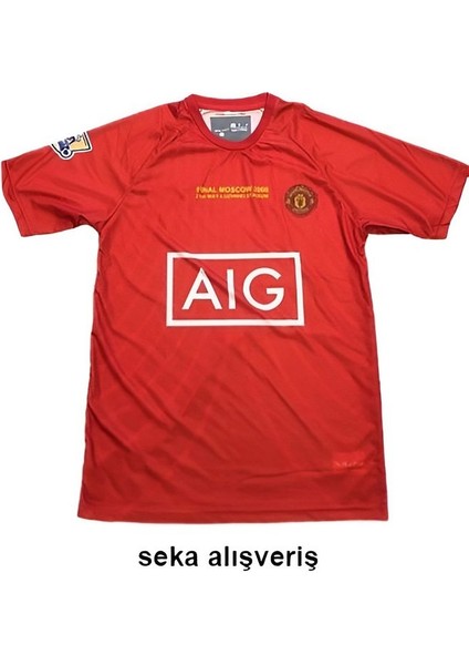 Ronaldo Manchester United 2008 Moscow Şampiyonlar Ligi Finali Forması fiyatları