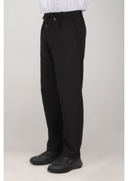 Erkek Siyah Baggy Pantolon