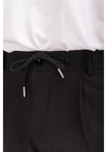 Erkek Siyah Baggy Pantolon