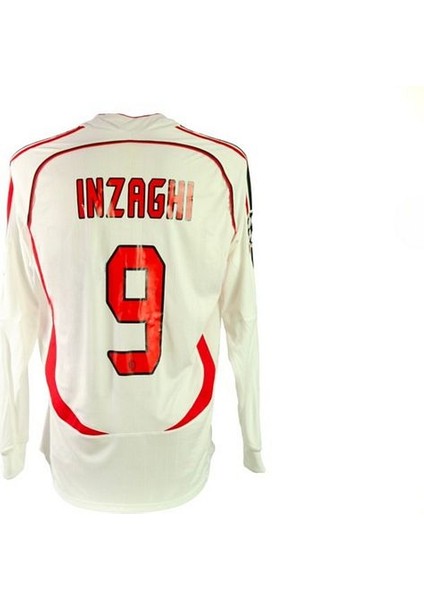 Efsane M.i.l.a.n #9 Inzaghi Nostalji Uzun Kollu Forması (Beyaz) modelleri