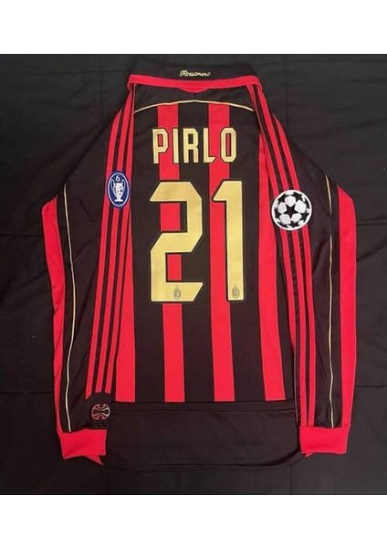 Efsane A.c M.i.la.n 2006/07 #21 Andrea Pirlo Nostalji Yetişkin Forması Uzun Kollu (Kırmızı) fiyatları