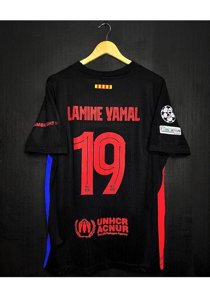 Lamine Yamal 19 Yeni Sezonu 2024/25 B.a.r.c.e.l.o.n.a Deplasman Siyah Forması