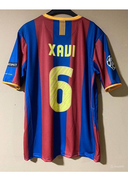 #6 Xavi Yeni Sezonu 2010/11 B.a.r.c.e.l.o.n.a Retro Forması