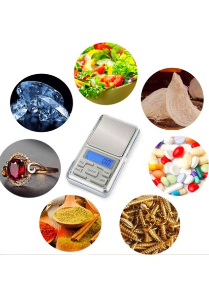 Dijital Hassas Elektronik Kuyumcu Cep Terazisi Tartı 200 gr 0.01 gr (4767) - MDE1698-4097