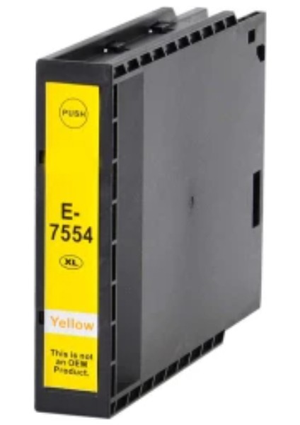 Epson T7554XL Sarı Muadil Kartuş 4K