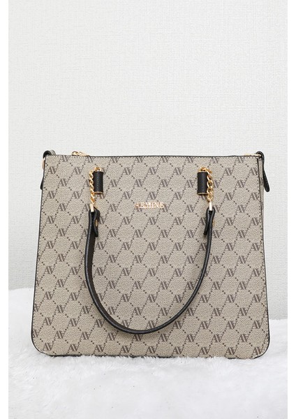 Armine Noktalı Çanta Vizon modelleri