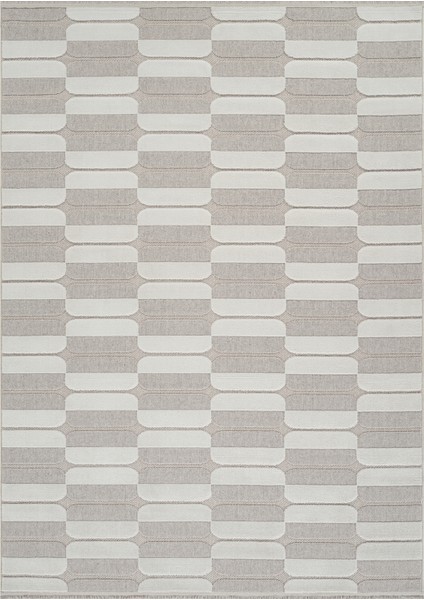 Iskandinav Otto Beige 80X150 cm Salon Mutfak Halısı Yolluk