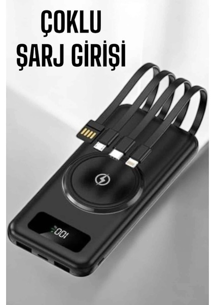 10.000 Mah Powerbank 4 Portlu Hızlı Şarj Dijital Göstergeli modelleri