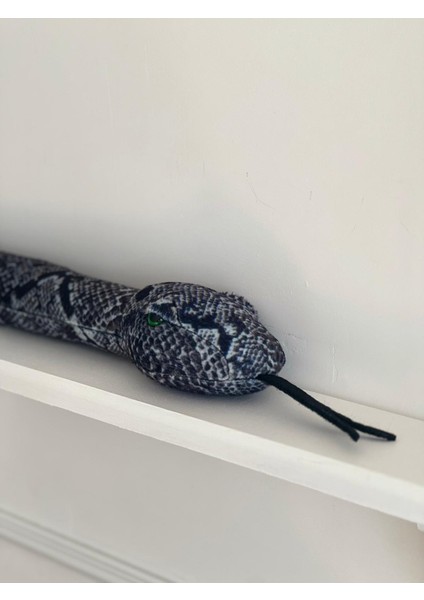Çocuk Sevimli Yılan Oyun Arkadaşı Peluş Yastık Gri 120 cm fiyatları
