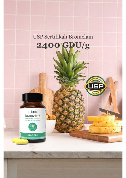 Detoks & Dengeleyici Complex 30 Kapsül – Bromelain, Yeşil Çay, Inülin, Postbiyotik