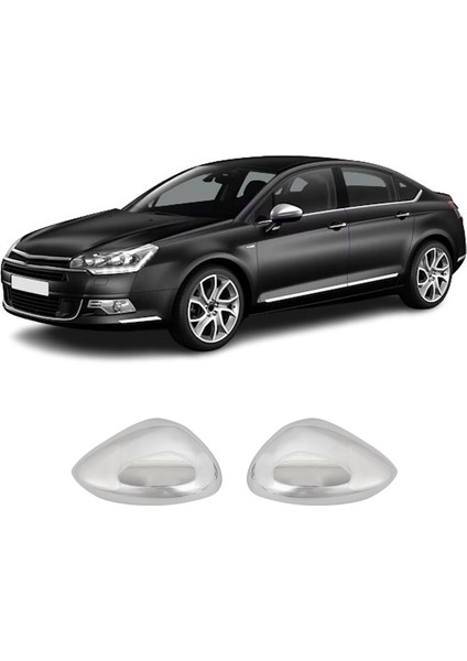 Citroen C5 Uyumlu 2008-2017 Krom Ayna Kapağı 2 Parça Paslanmaz Çelik fiyatları