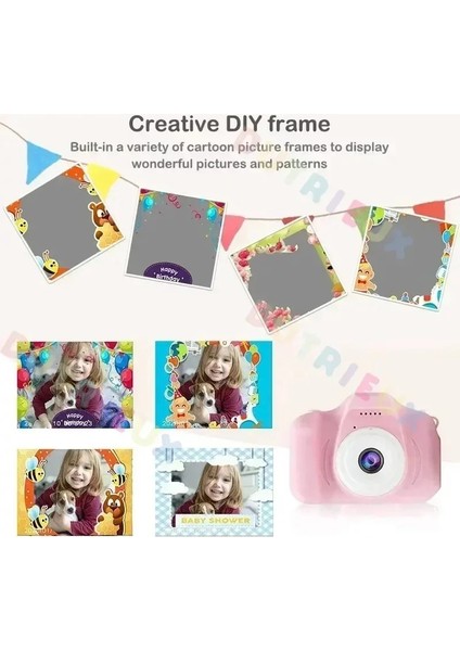 Çocuk Dijital Fotoğraf Makinesi 1080P Hd Sd Kart Girişli Oyunlu Pembe/mavi/yeşil Dijital Fotoğraf Makinesi 1080P Hd Sd Kart Girişli Oyunlu Çocuk Kamerası Dijital Fotoğraf Makinesi Mini 1080P Hd Kamera indirimleri