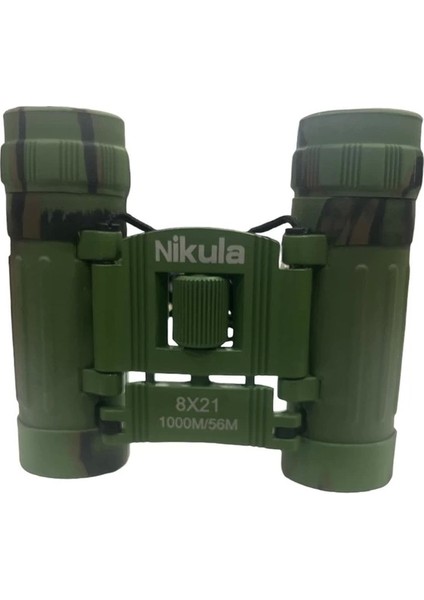 8X21 Dürbün Kamuflaj Av Dürbünü 56M/1000M Kauçuk Kaplama - MDE7061-9961