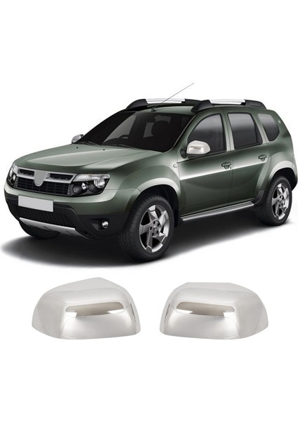 Dacia Duster Uyumlu 2010-2012 Krom Ayna Kapağı 2 Parça Paslanmaz Çelik fiyatları