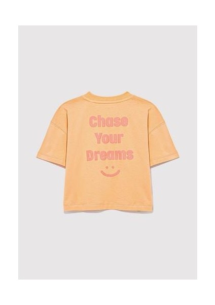 Baskılı Turuncu Tişört 7610271-84657