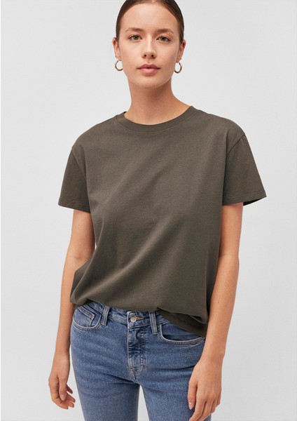 Haki Basic Tişört 1600955-71553