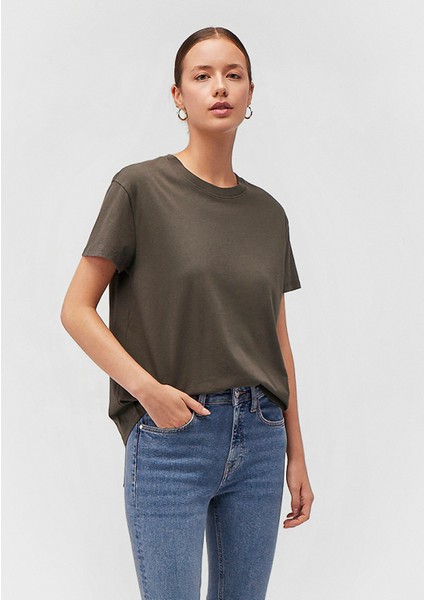 Haki Basic Tişört 1600955-71553 modelleri