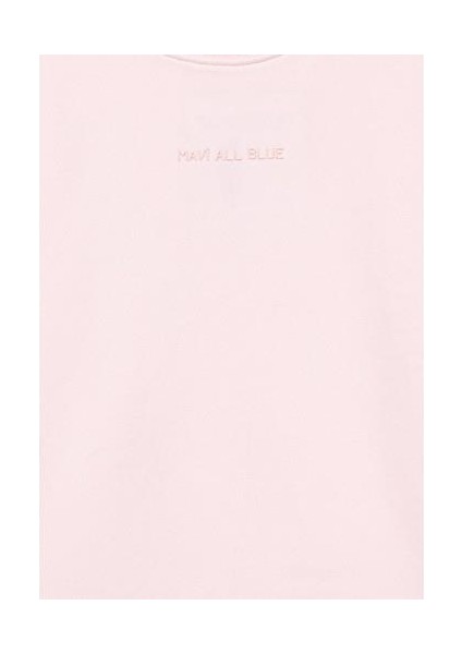 Organik Pamuklu Pembe Basic Sweatshirt7S10043-88133 modelleri