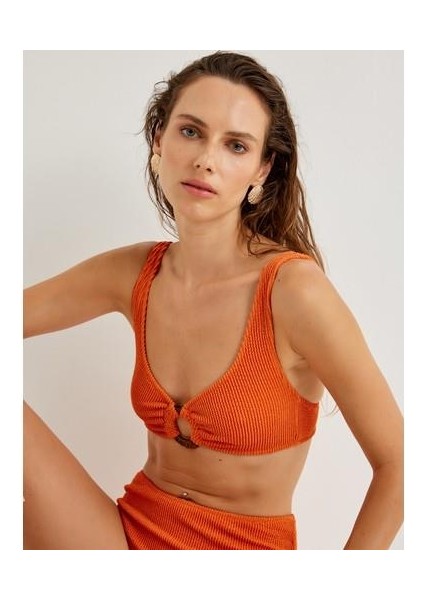 Dokulu Bralet Bikini Üstü Aksesuar Detaylı