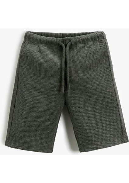 Erkek Çocuk Basic Şort Beli Bağcıklı