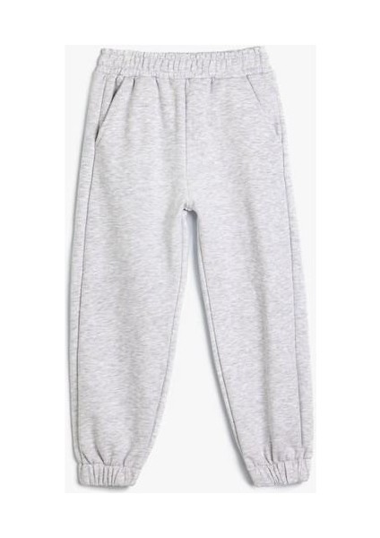 Basic Jogger Eşofman Altı Beli Lastikli