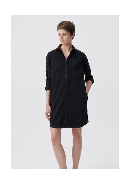 Liz Casual Antrasit Jean Elbise 130656-34926