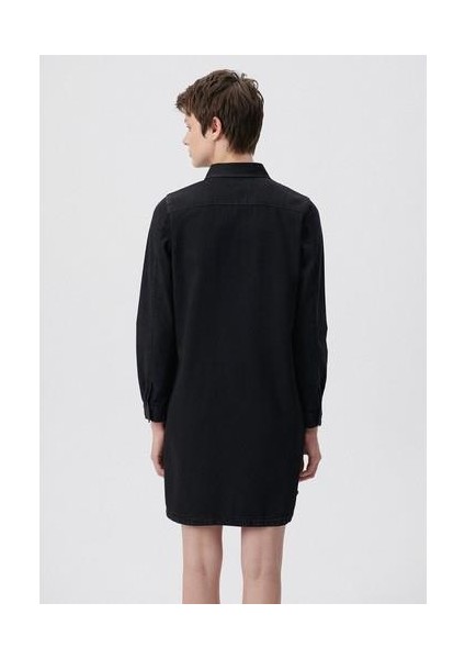 Liz Casual Antrasit Jean Elbise 130656-34926