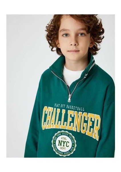 5WKB10194TK 824 Yesıl Erkek Cocuk Jersey Sweatshırt fiyatları