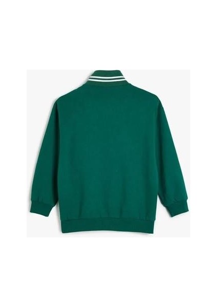 5WKB10194TK 824 Yesıl Erkek Cocuk Jersey Sweatshırt indirimleri