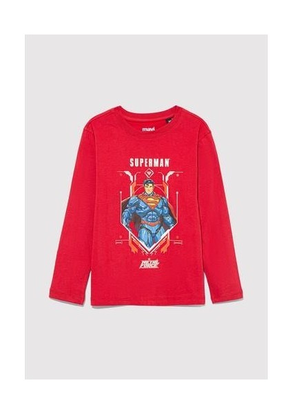 Superman Baskılı Kırmızı TIŞÖRT6610239-70477