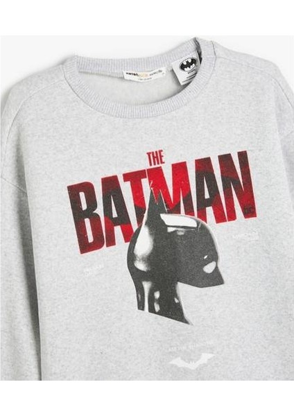 Batman Sweatshirt Lisanslı Baskılı Uzun Kollu modelleri