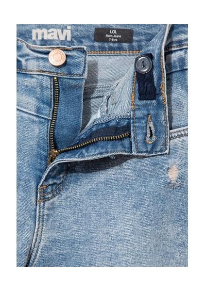 Lol 90lar Indigo Mavisi Jean Pantolon 7010037-82060