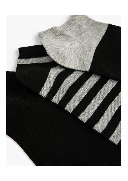 3-Pack Bootie Socks Set Geometric Detail modelleri