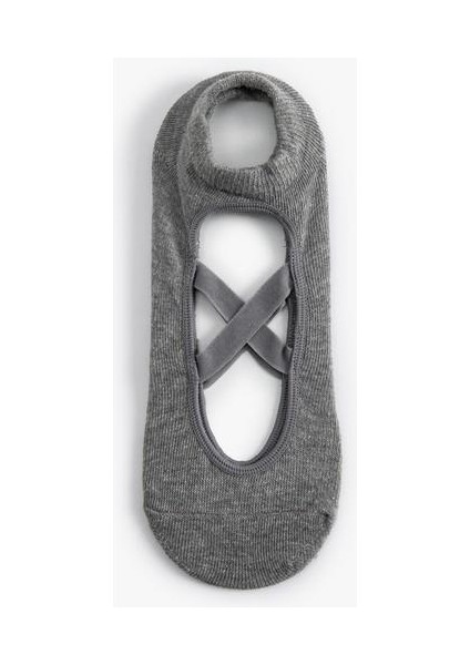 Spor Yoga Çorabı Çapraz Ipli