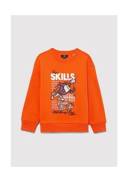 Çocuk Sweatshirt M6S10080-82823 Turuncu fiyatları