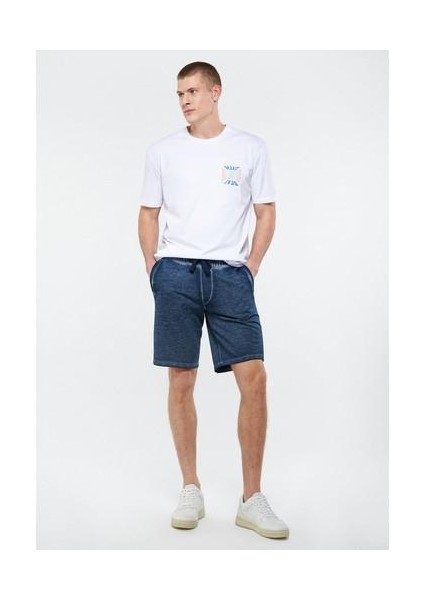 Erkek Lacivert Örme Şort 065479-28417