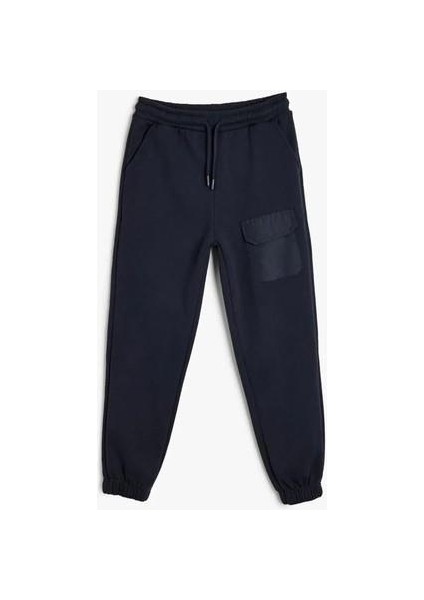 5WKB40006TK 720 Lacıvert Erkek Cocuk Jersey Esofman Alt