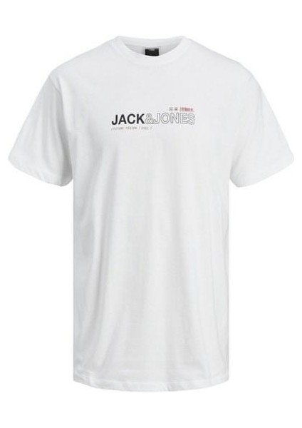 Bisiklet Yaka Logo Baskili Tisört-12215655