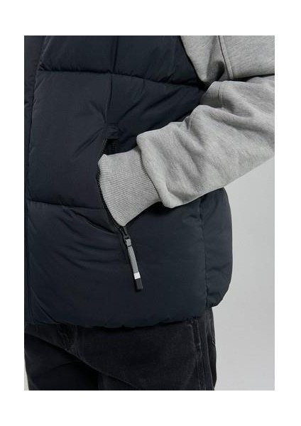 Kapüşonlu Siyah Şişme Yelek 0110306-900