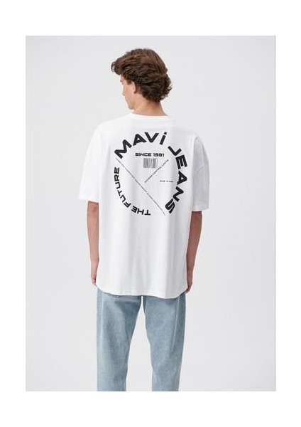 JEANS BASKILI TİŞÖRT fırsatları